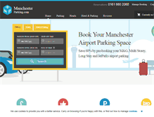 Tablet Screenshot of manchesterparking.com